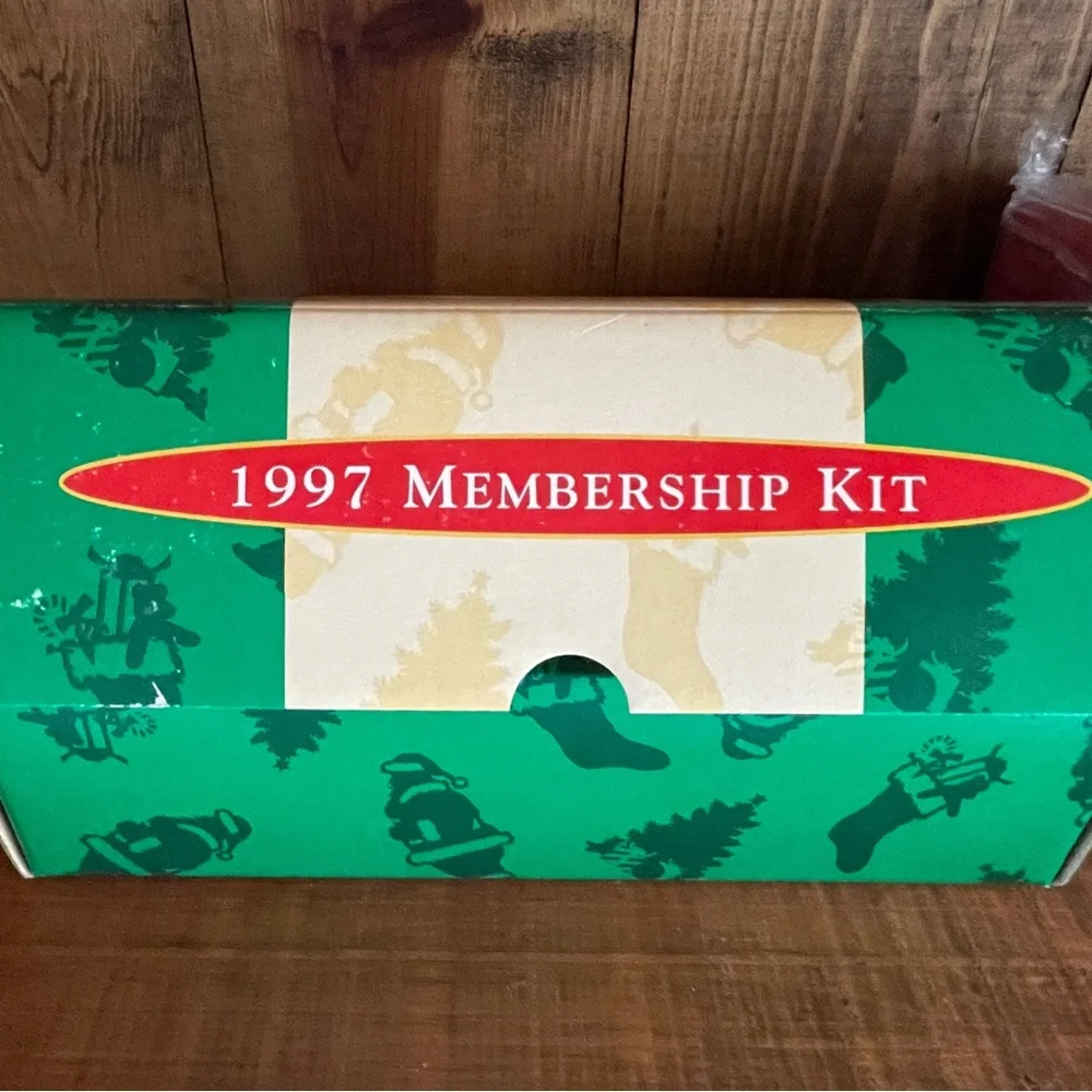 Hallmark the Night Before Christmas 1997 Collectors Club 4 Four Ornament Set NEW